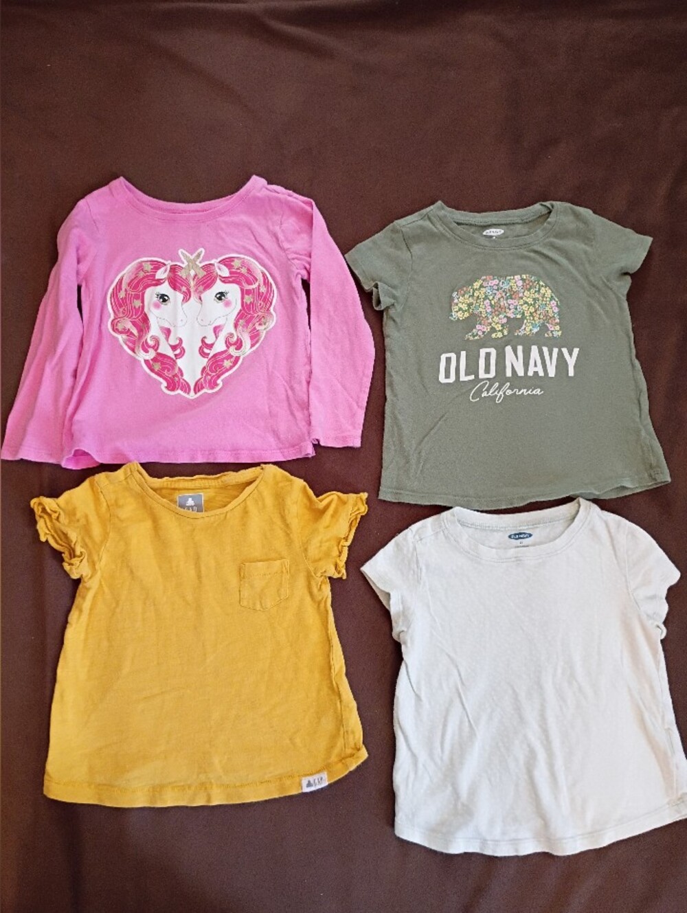 Girls Tops Set of 4 Size 2